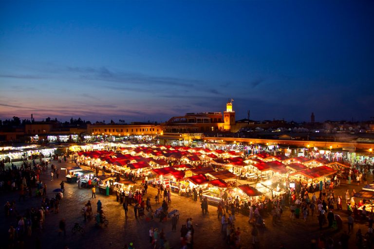 Plaza de Jemaa el Fna.